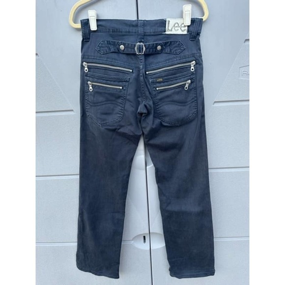 Lee Other - LEE Cowboy Denim Jeans Sz28 W30xL29 Multi Zipper Western hyckory Rodeo dark wash